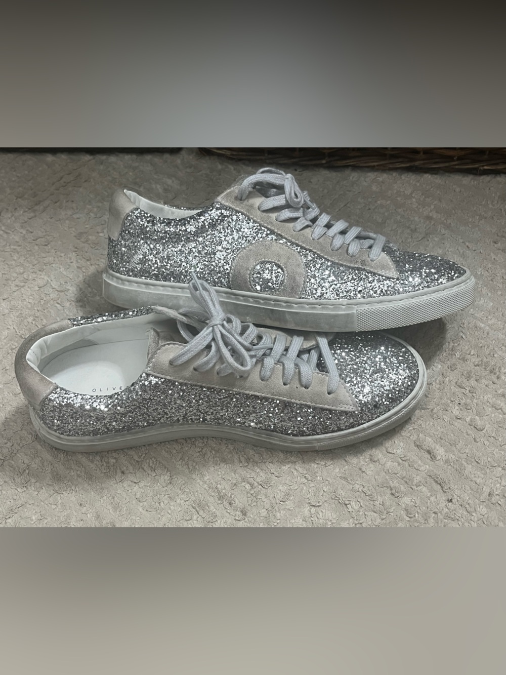 Oliver Cabell Glitter Low Top Sneakers